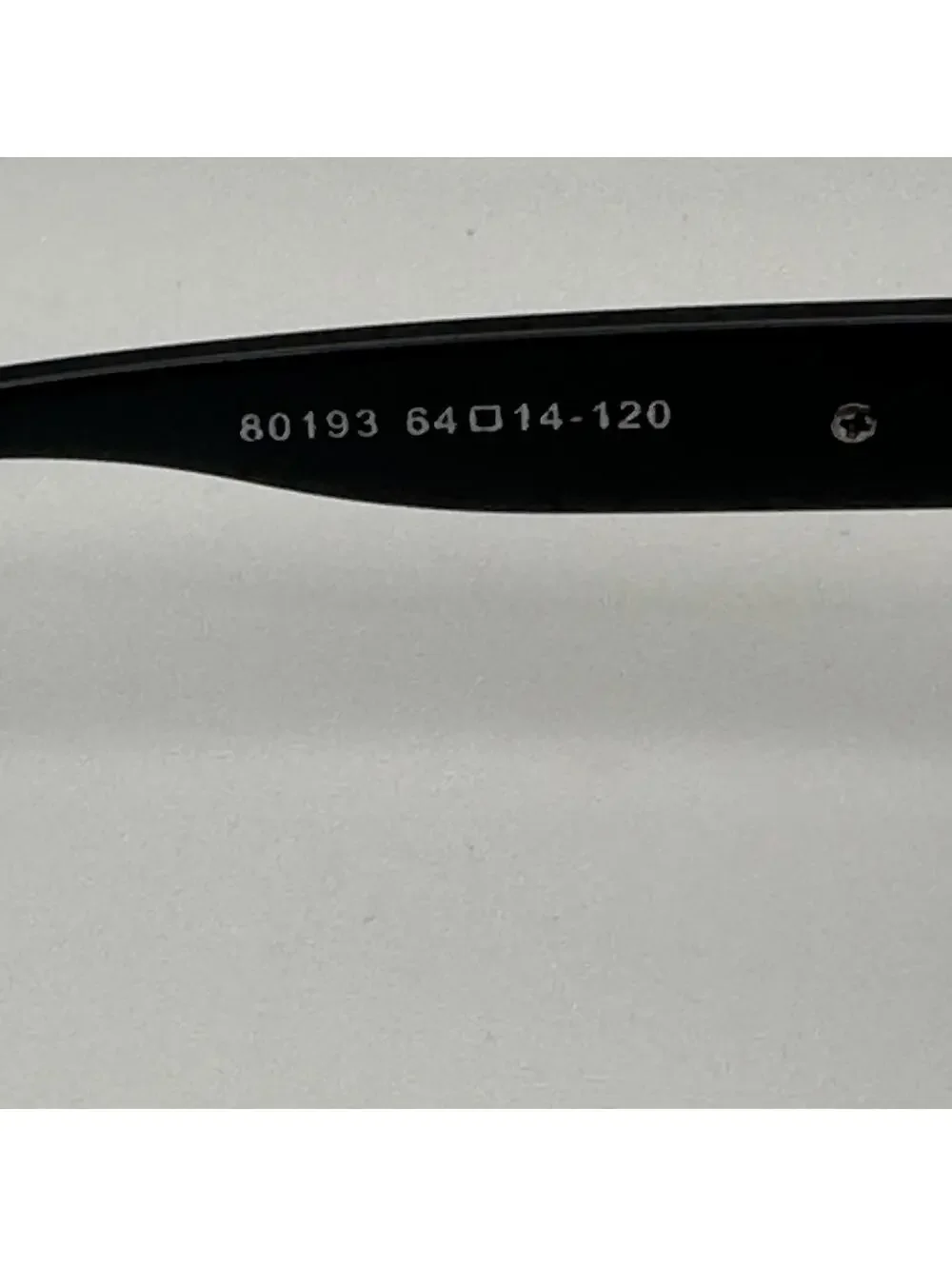Emporio Armani Black Semi-Rimless Sunglasses